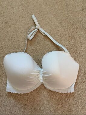 Victoria's Secret The Getaway Halter Neck Bikini Top White